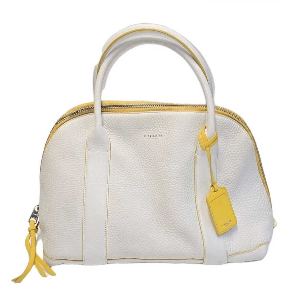 Coach Bleeker Edgepaint Leather Preston Satchel #30165 - Picture 2 of 8